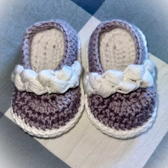Lilac Blossoms Baby Girl 6-9 monthshandmade crochet